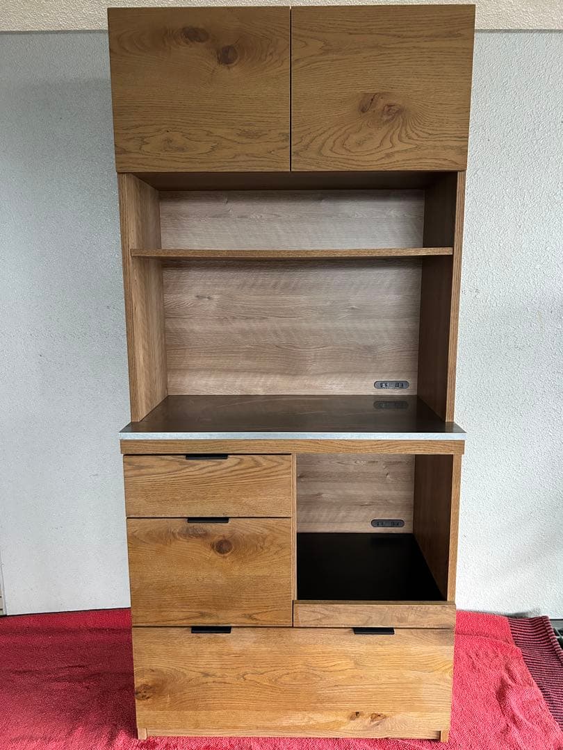 ◾️美品◾️unicoウニコ◾️ADDAYアディ◾️レンジボード食器棚キッチン◾️北欧