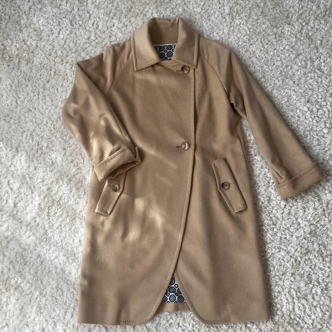 極美品！ARTISAN ベージュ ロングコート1~２度着用 カシミヤ100%