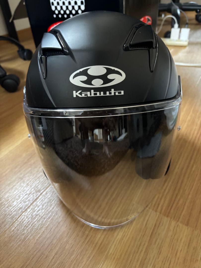 Kabuto ブラック ジェットヘルメットXL