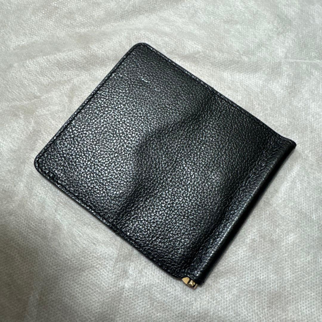 IL BISONTE イルビゾンテ マネークリップ ブラック 正規店購入保証書付