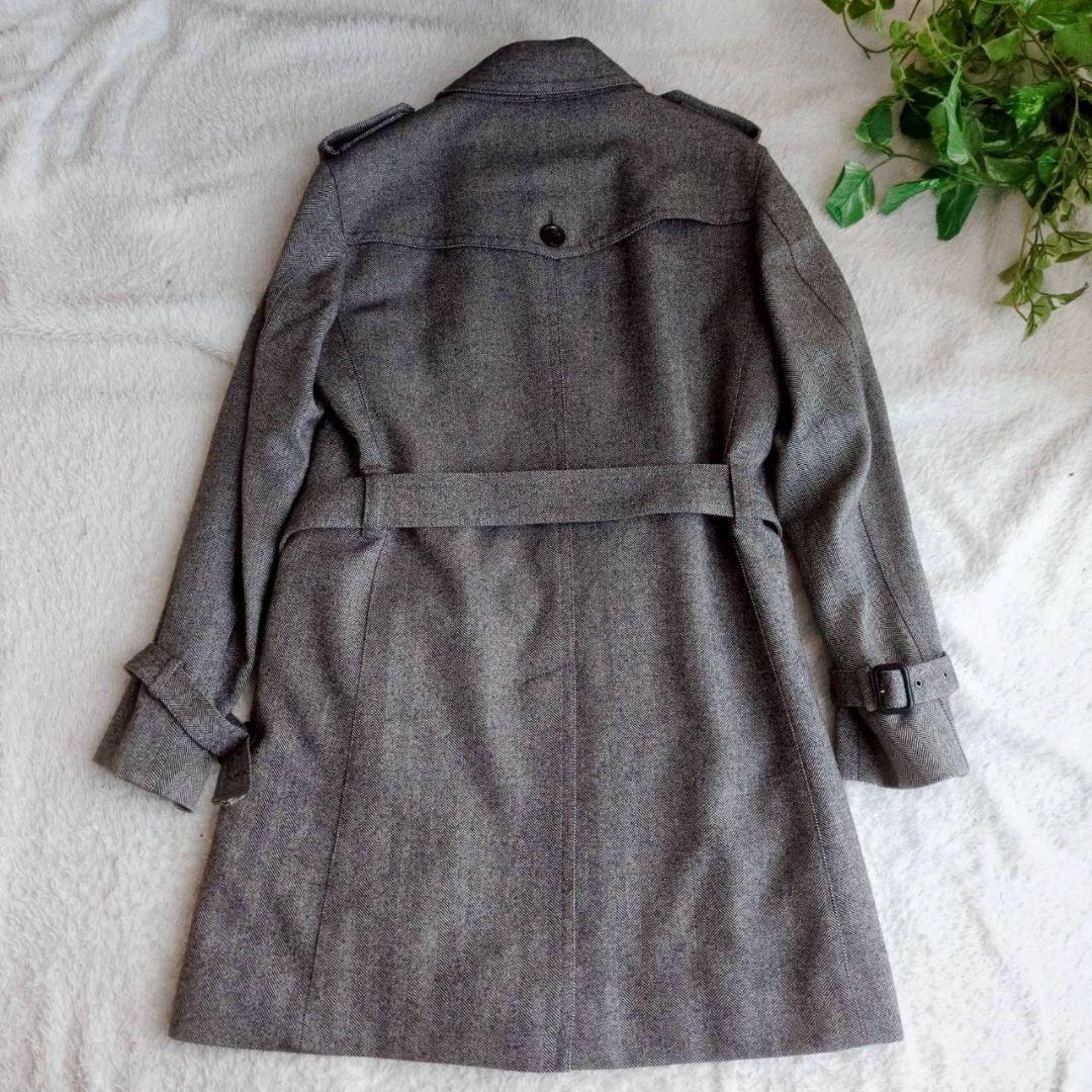 ■希少■バーバリー ブラックレーベル トレンチコート ヘリンボーン ライナー付き