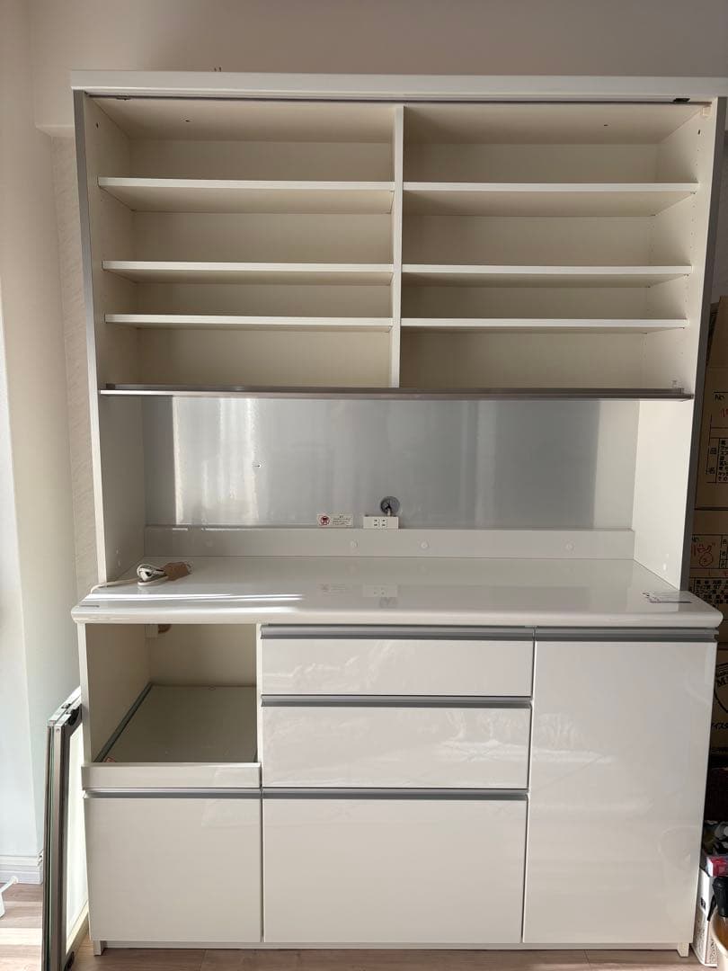 パモウナ 食器棚 キッチン 140×198×50