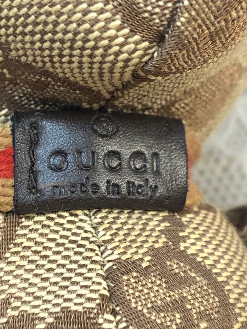 GUCCIグッチ GGキャンバス テディベア ベージュ 置物 ぬいぐるみ