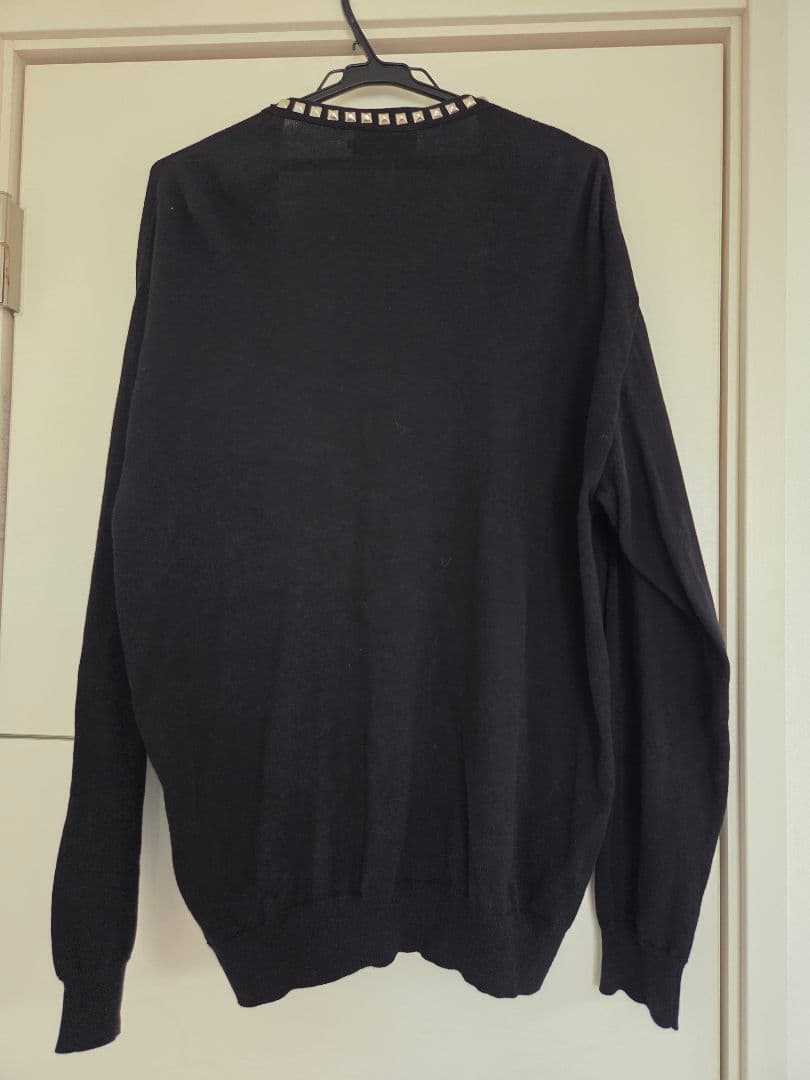 HYSTERIC GLAMOUR スタッズ付き黒カーディガン M