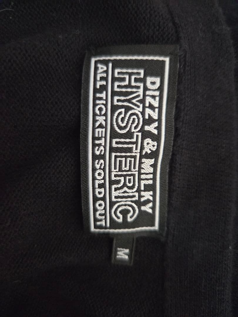 HYSTERIC GLAMOUR スタッズ付き黒カーディガン M