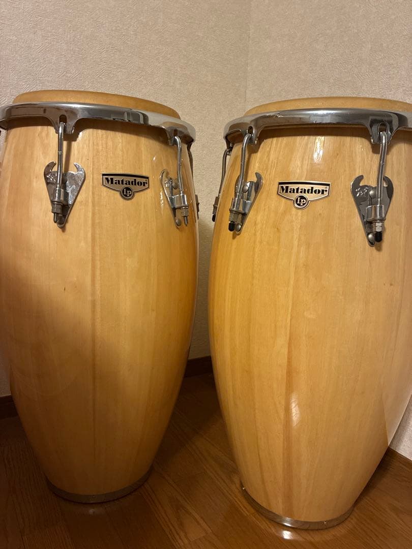 Matador LPコンガ トゥンバ　セット　パーカッション 木製 カバー付き
