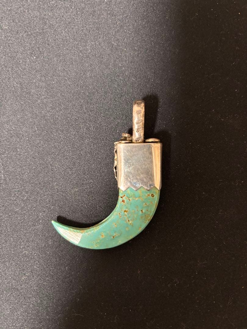 インディアンジュエリー ターコイズ コーラル 赤珊瑚 爪 クロー ナバホ