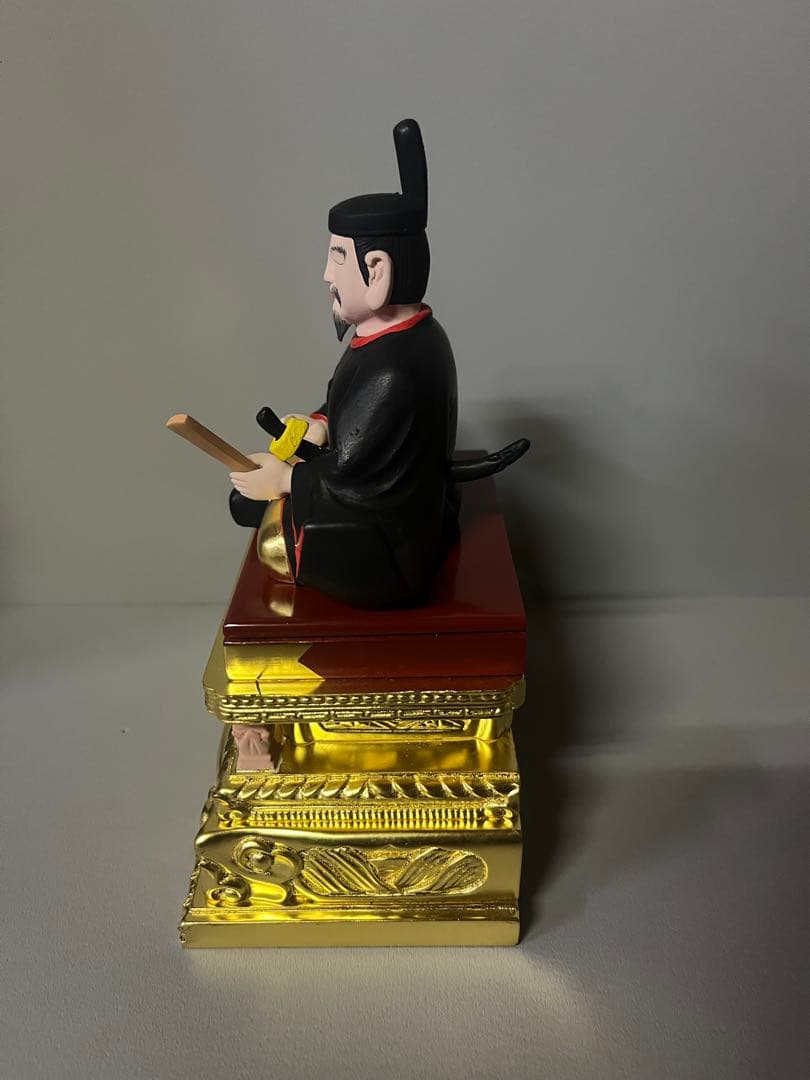 菅原道真公　木彫り　彩色　天神様　学問の神様　21