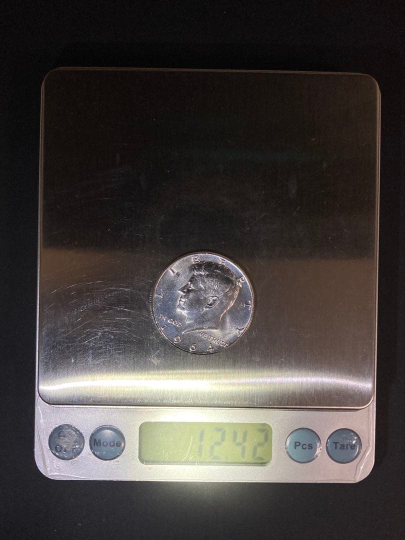 【アメリカ】ケネディハーフダラー銀貨3枚組(1964年)