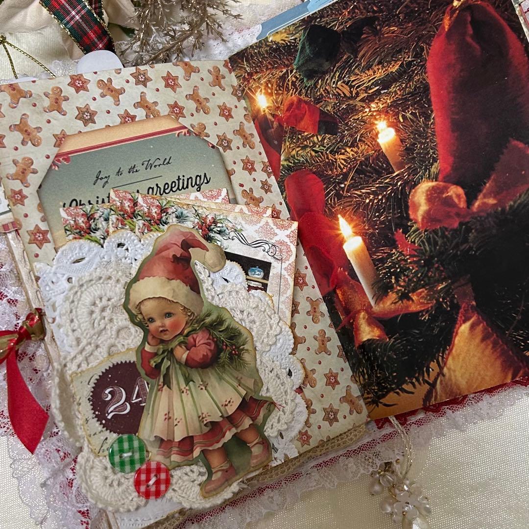 レースいっぱい　ジャンクジャーナル・雑記帳　Merry Christmas