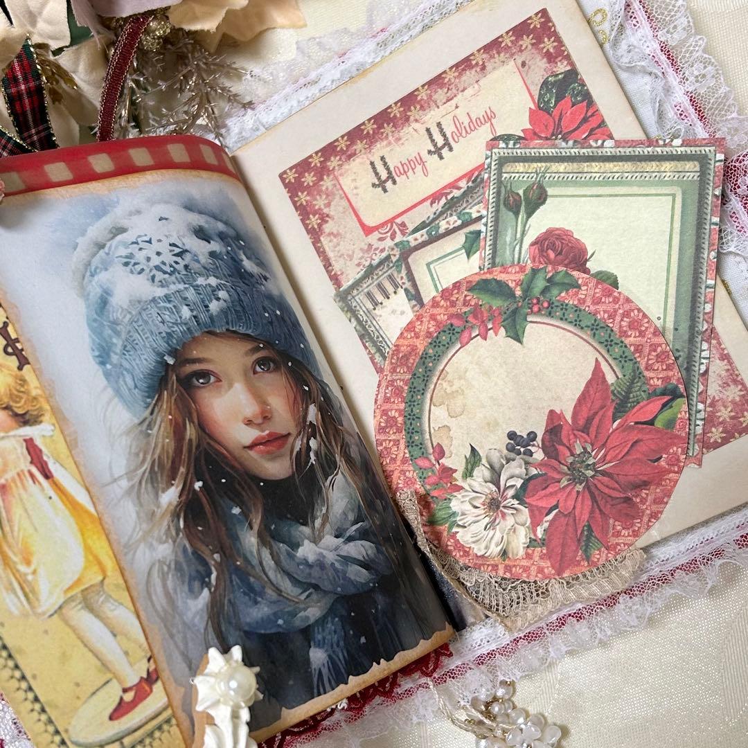 レースいっぱい　ジャンクジャーナル・雑記帳　Merry Christmas