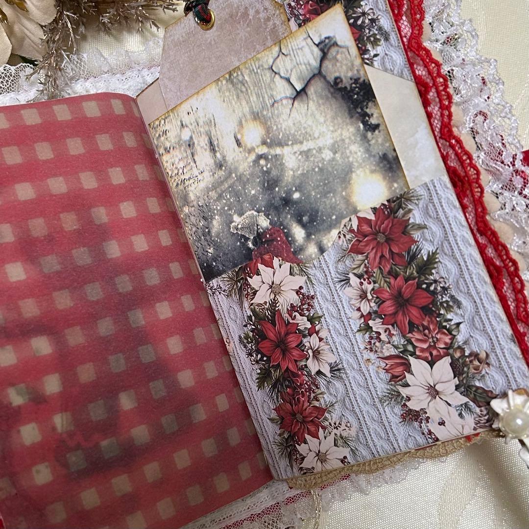 レースいっぱい　ジャンクジャーナル・雑記帳　Merry Christmas