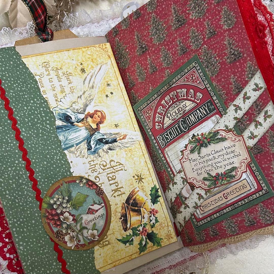 レースいっぱい　ジャンクジャーナル・雑記帳　Merry Christmas