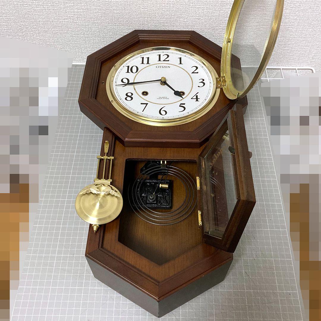 シチズン 柱時計 振り子時計 4MJ769-0 動作品