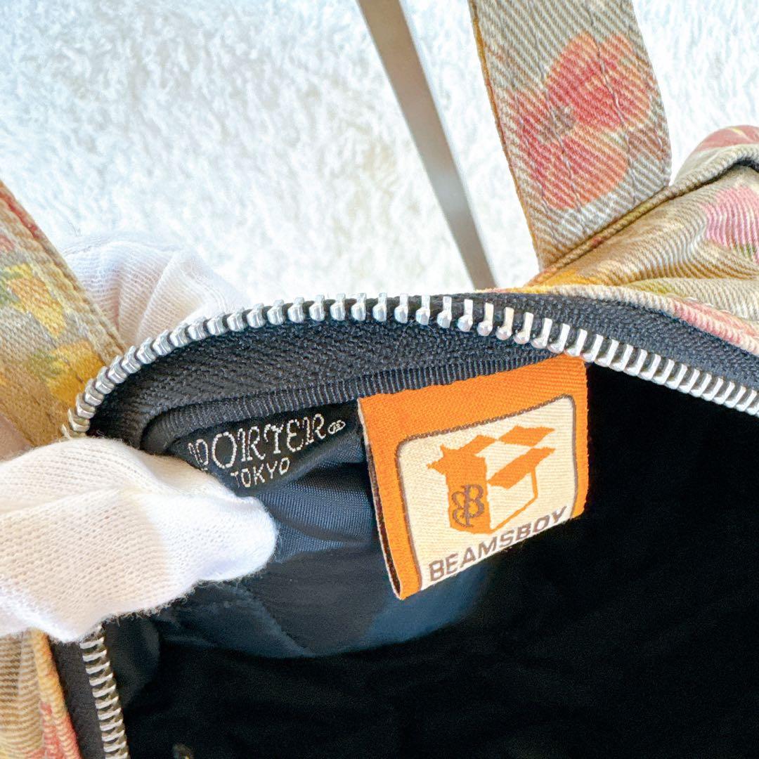 【最終値下】PORTER BEAMS BOY ミニボストン 花柄 モノグラム