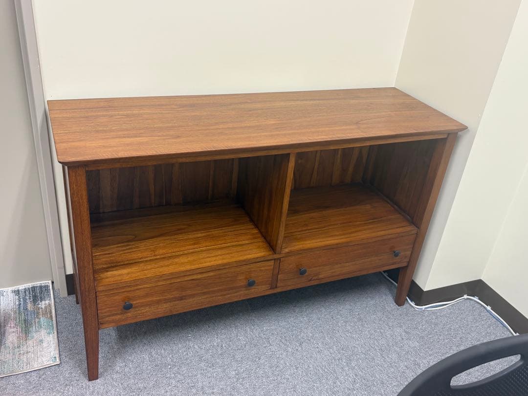 チーク無垢材　リビングボード・ブックシェルフ