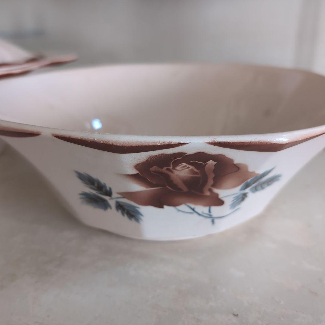 フランスアンティーク　ボウルなべ２セット　サルグミンヌ　ディゴワン