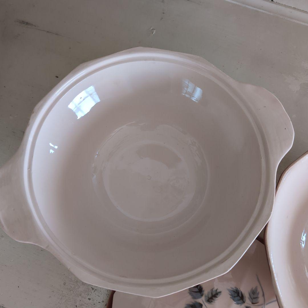 フランスアンティーク　ボウルなべ２セット　サルグミンヌ　ディゴワン