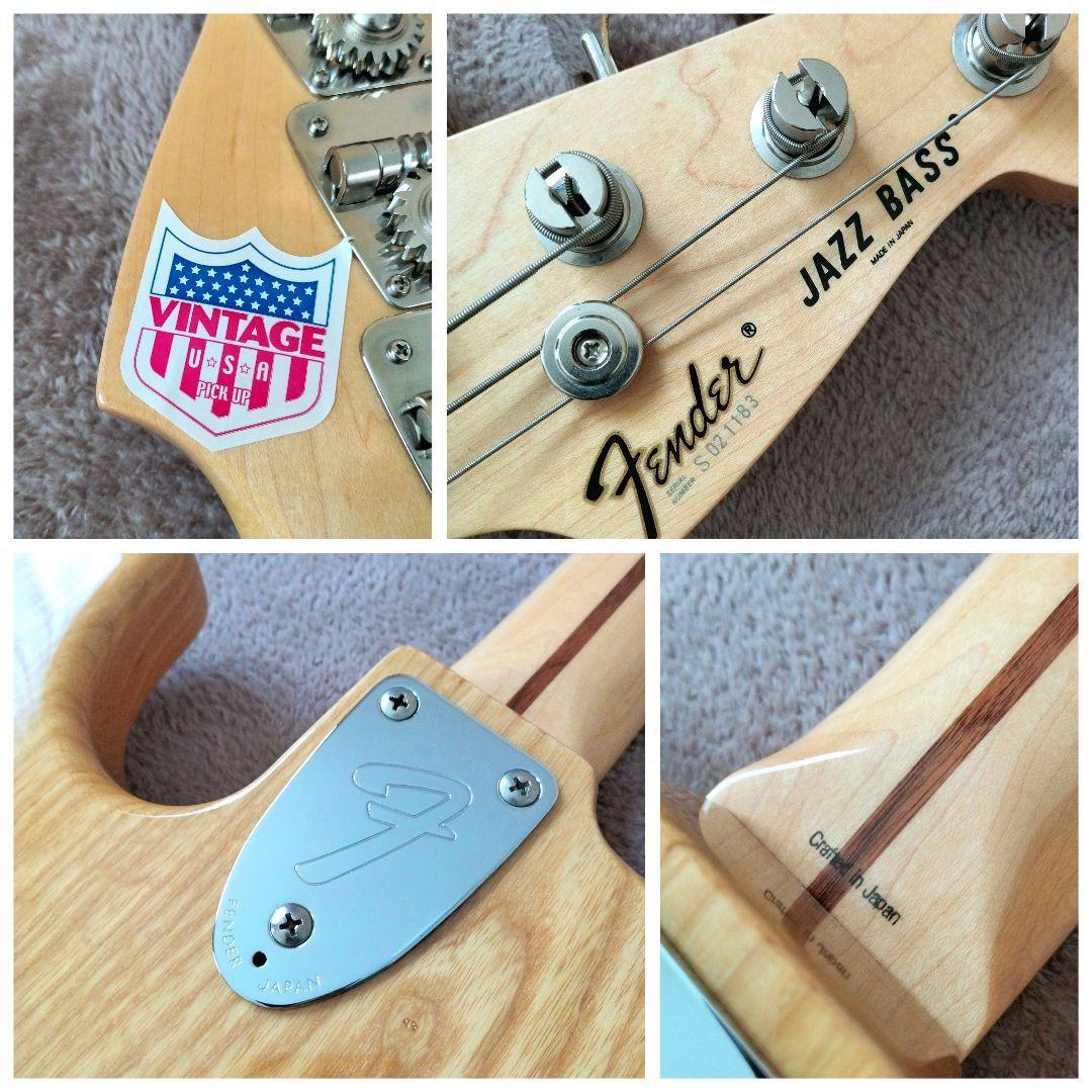 【美品】Fender japan JB75-90US NAT