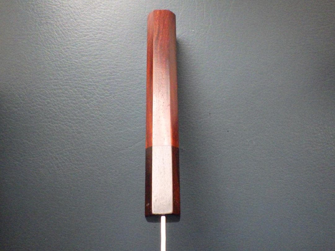 土佐打槌目鍛造★コバルト菜切り包丁★高級紅壇八角柄★