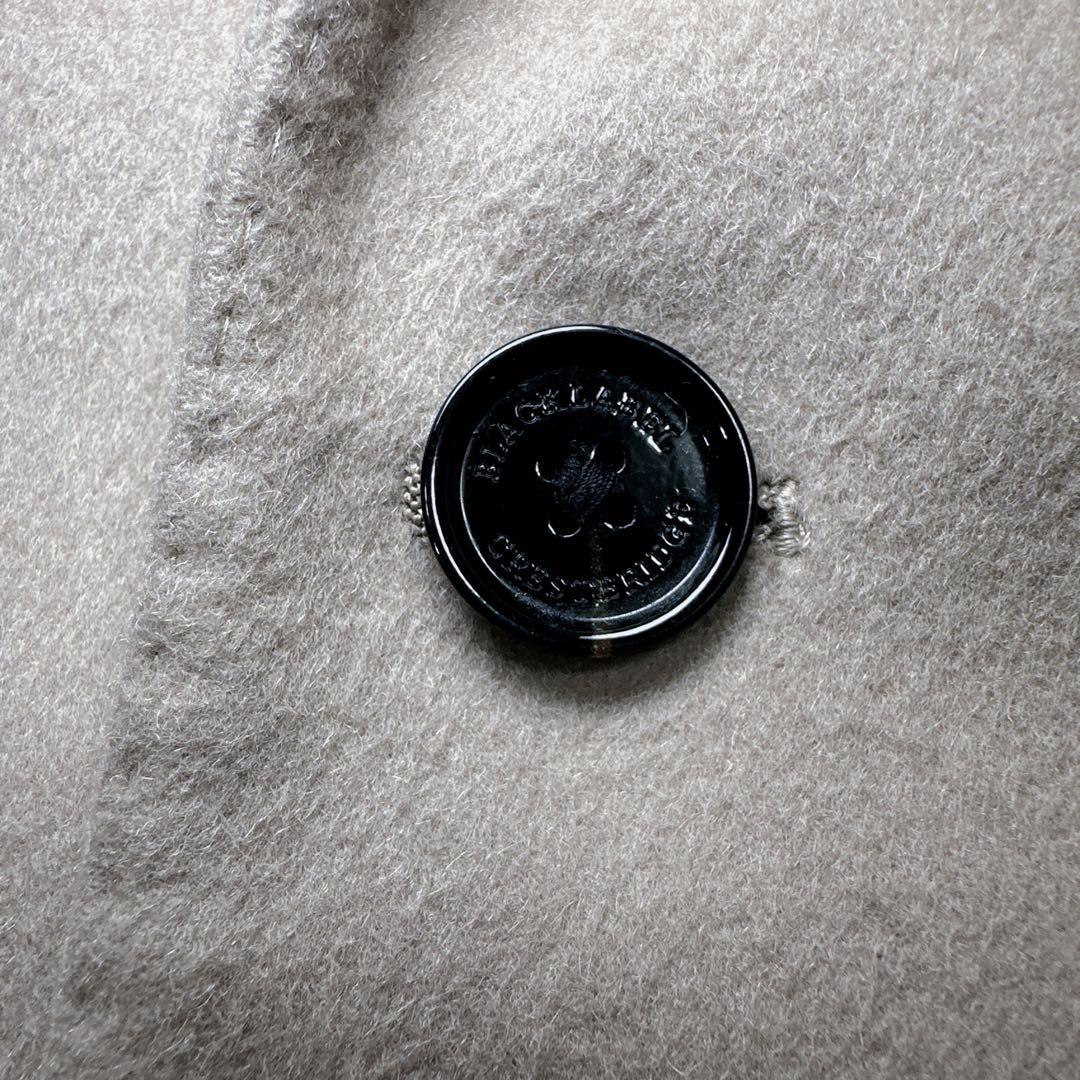 BLACKLABEL CRESTBRIDGEカシミア混チェスターコートLベージュ