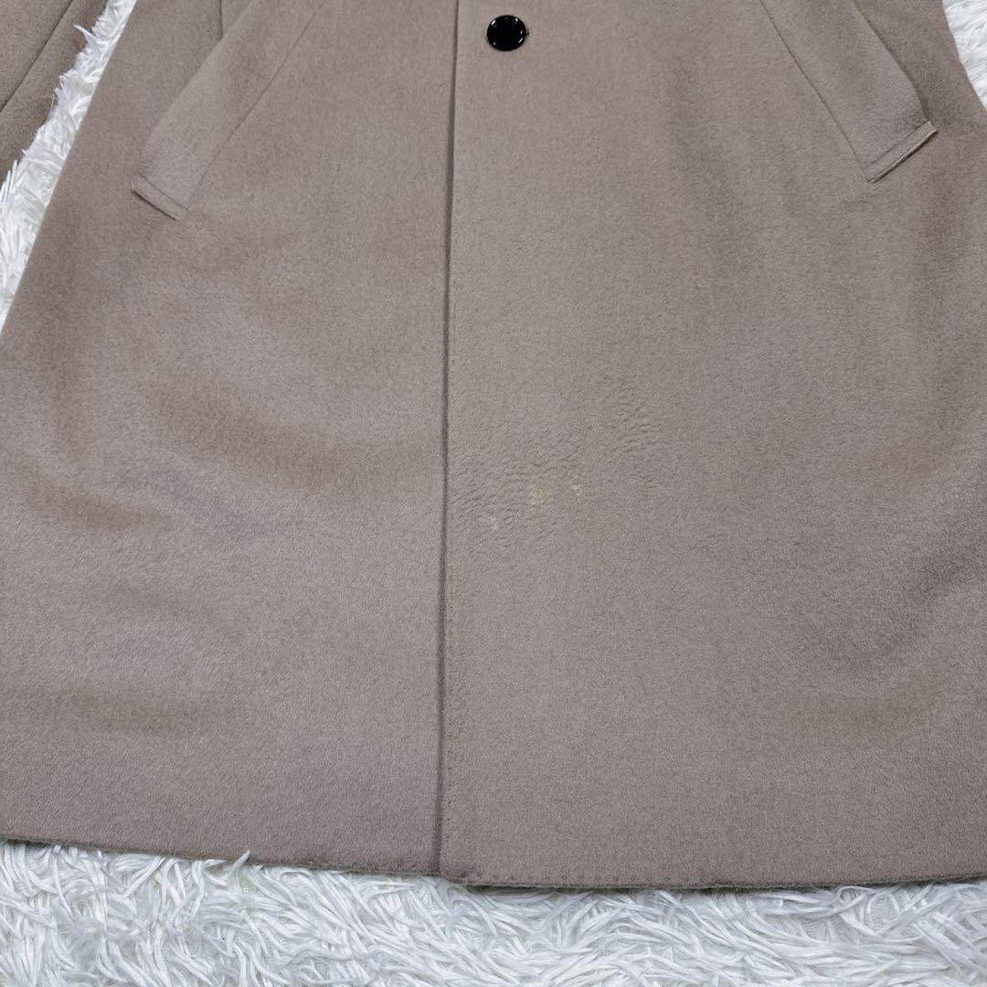 BLACKLABEL CRESTBRIDGEカシミア混チェスターコートLベージュ