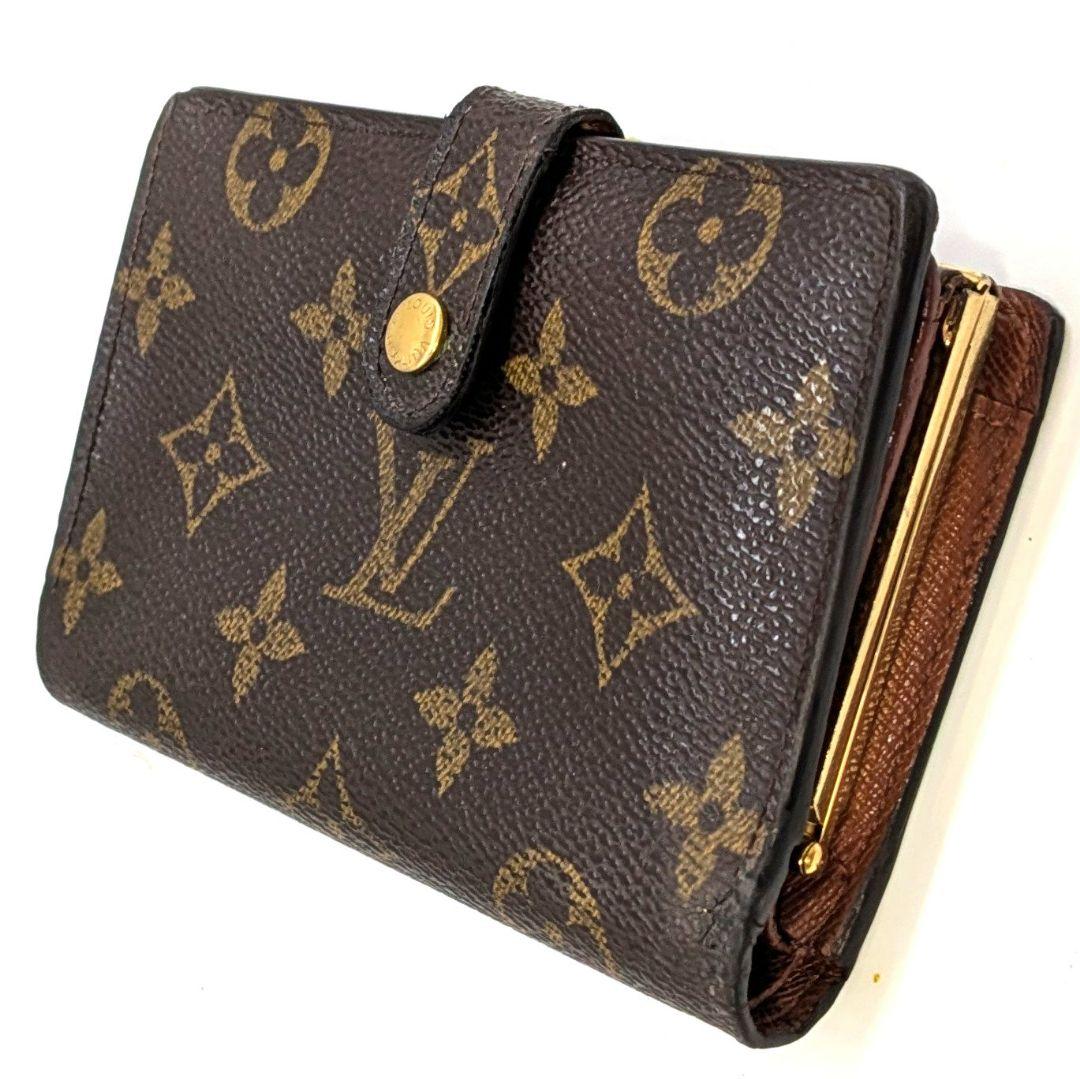 ルイヴィトン モノグラム ビエ ヴィエノワ がま口 折り財布 B33