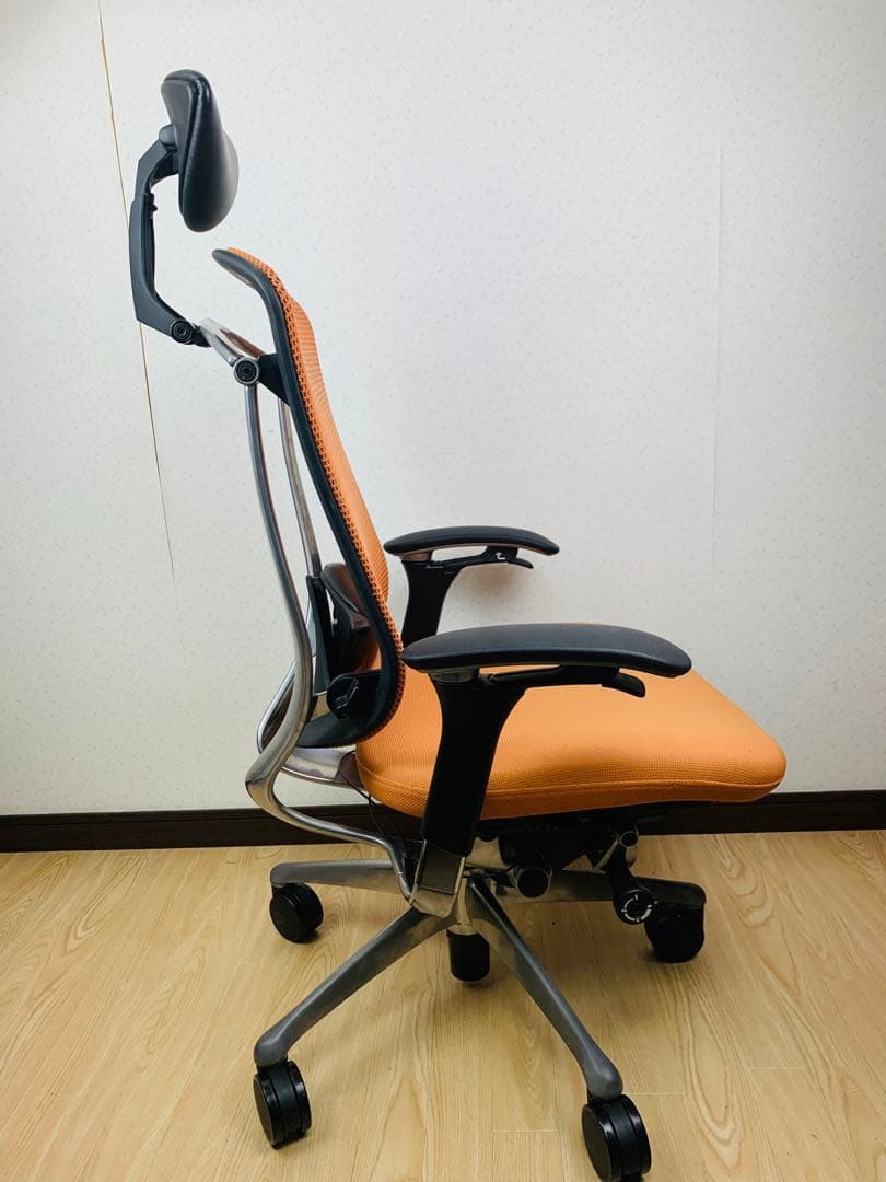 オカムラ コンテッサ　CM32AB N 肘　ヘッドレスト付 ハイバック メッシュ