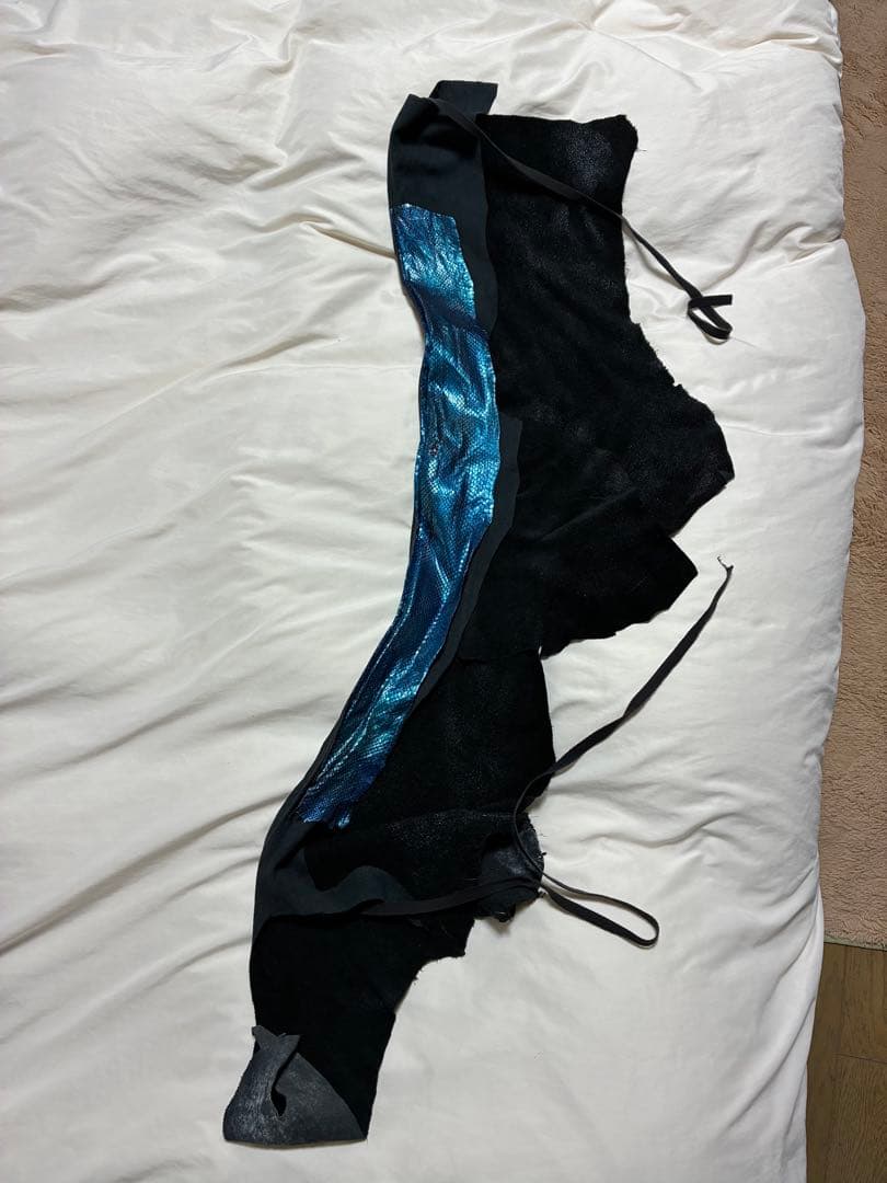 IF SIX WAS NINEレザーラップスカート スネーク　ユニセックス