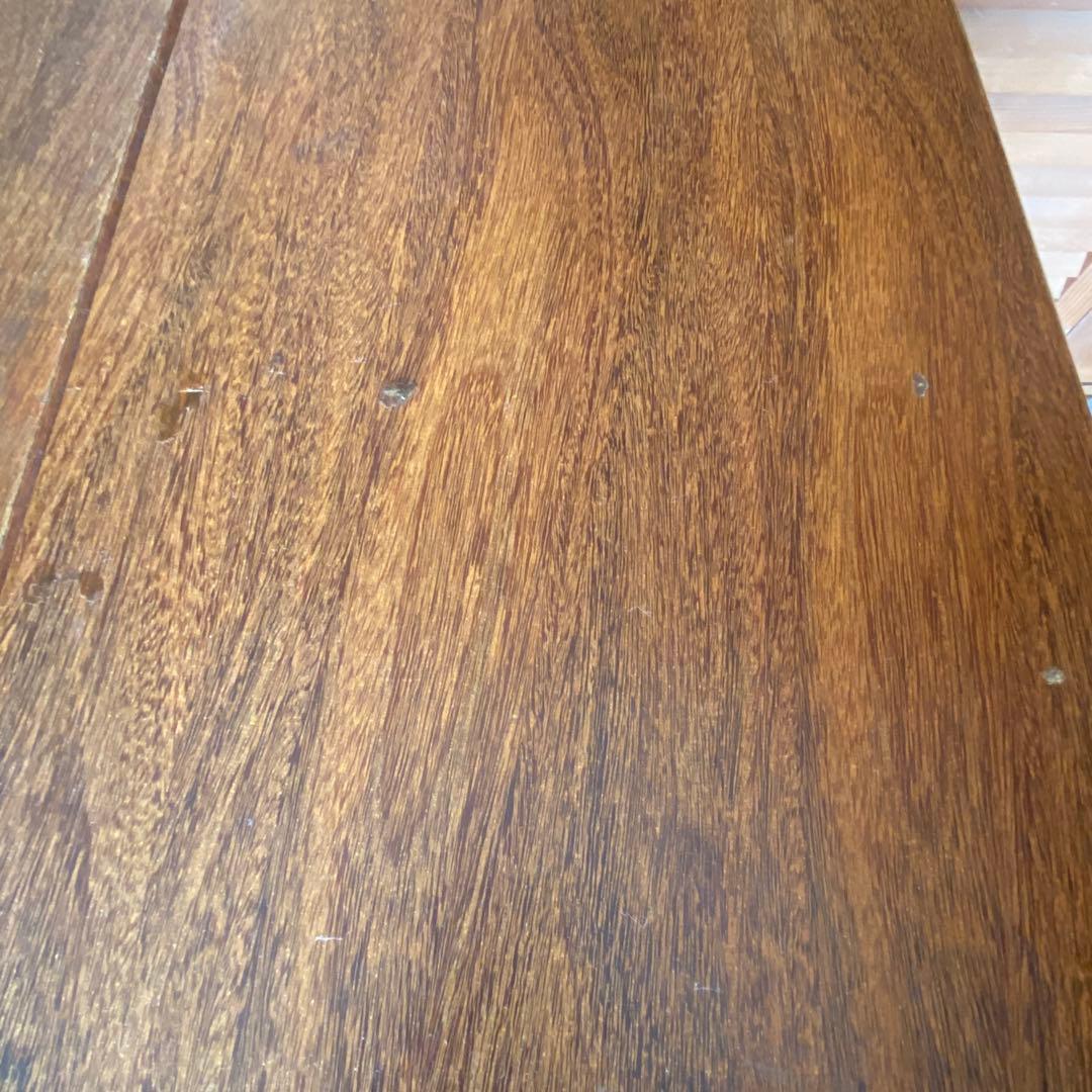 【引取で8600円引き】木製ダイニングテーブル 伸縮機能付き アンティーク