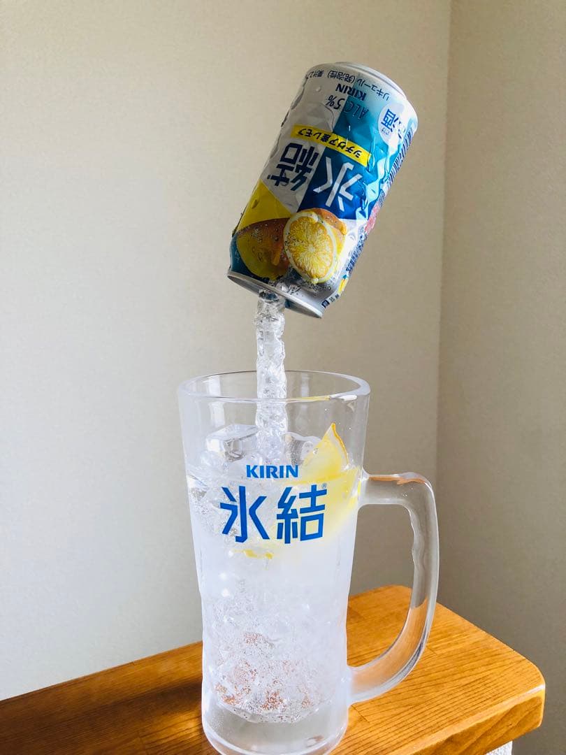 ☆ROZE☆　食品サンプル　氷結缶　持ち上げハイボール