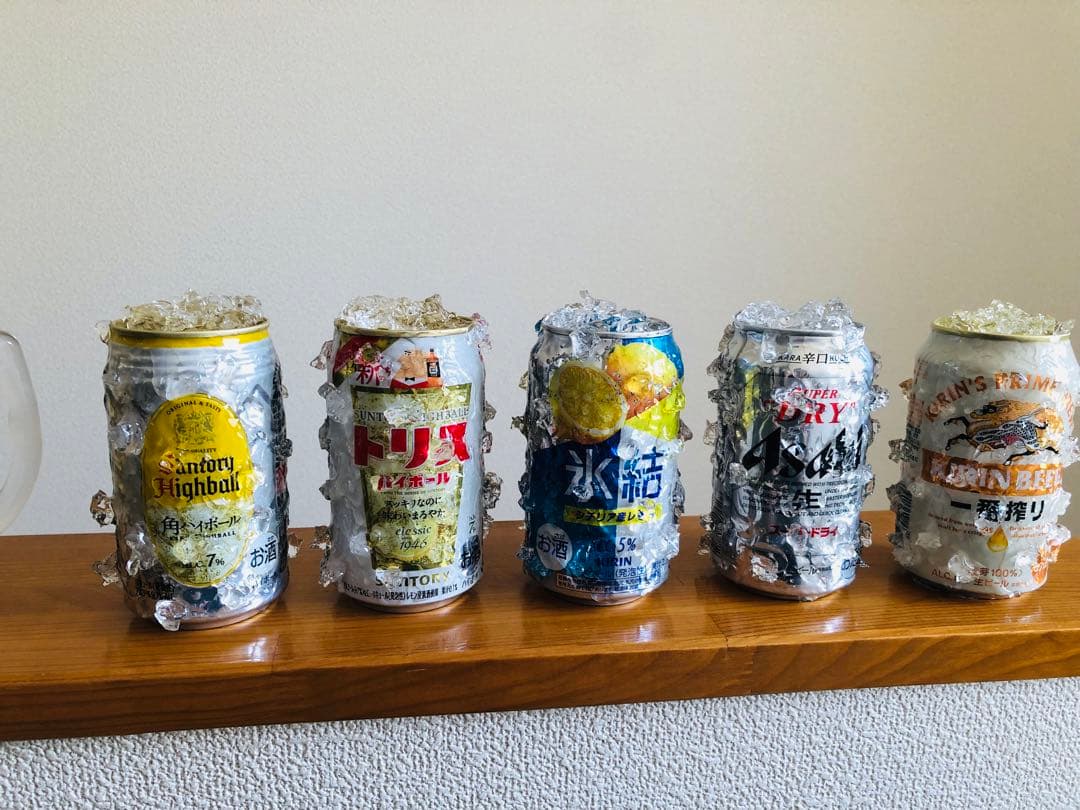 ☆ROZE☆　食品サンプル　氷結缶　持ち上げハイボール