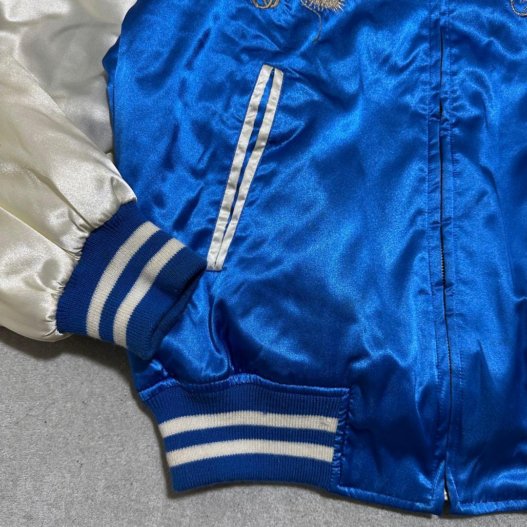 専用★3L 大きいサイズ　星姫　スカジャン　龍刺繍　ドラゴン　ブルー　青　キルテ