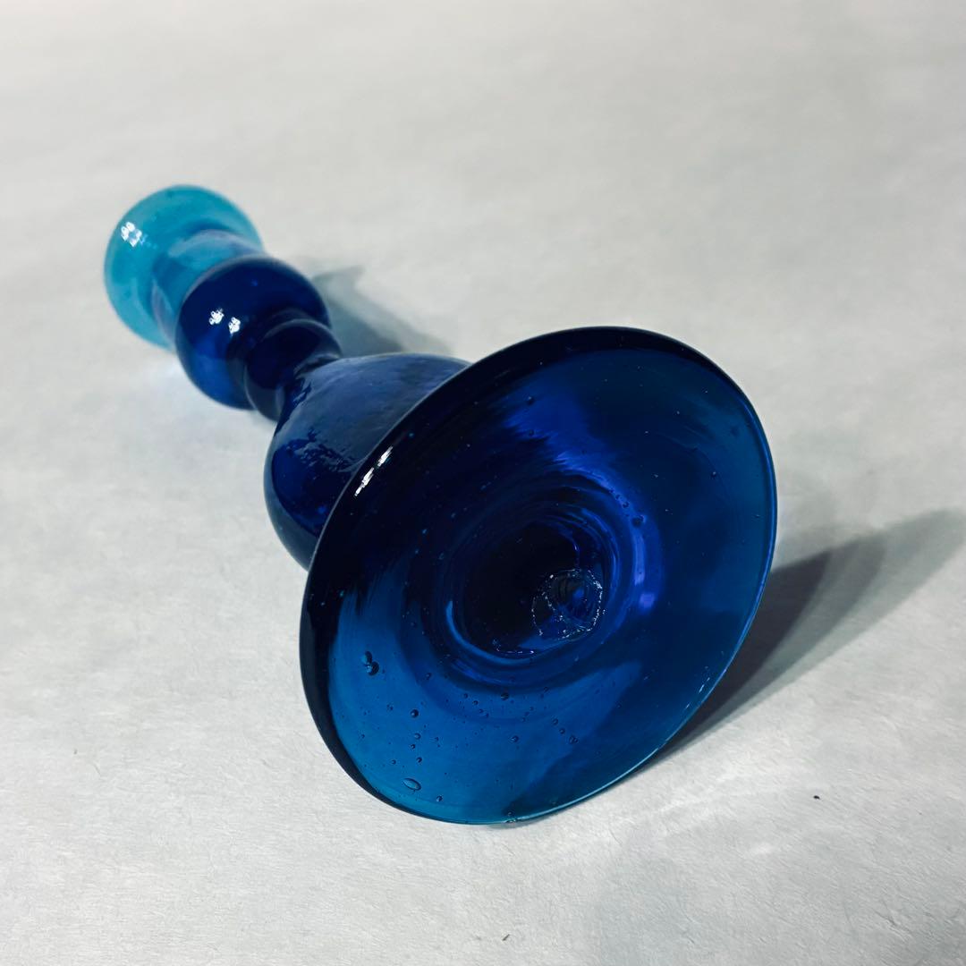 倉敷ガラス　小谷真三　キャンドルスタンド　民藝