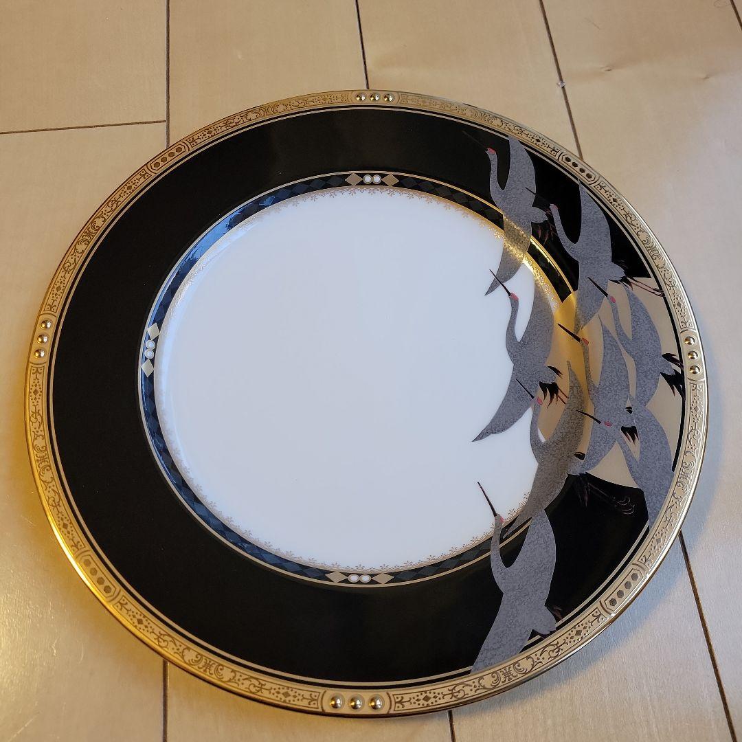 【100周年アニバーサリー】ノリタケ①　四季彩舞曲　鶴　27cmディナープレート