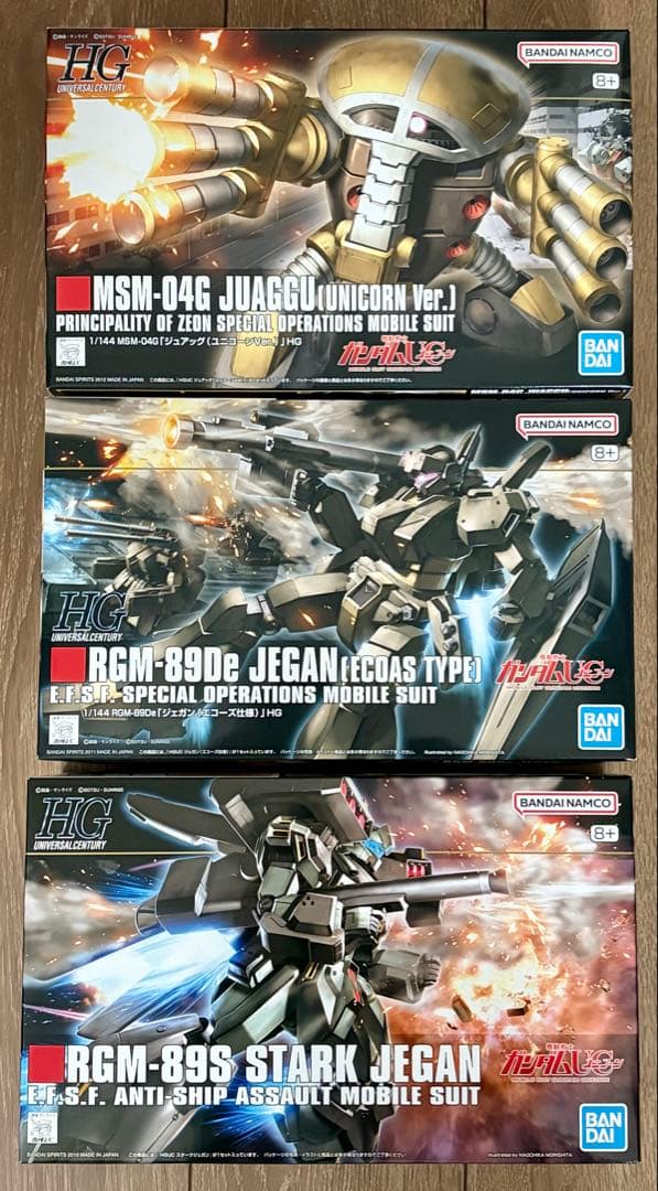 T*様 HG ジェガン（エコーズ仕様）スタークジェガン ジュアッグ(ユニコーンV