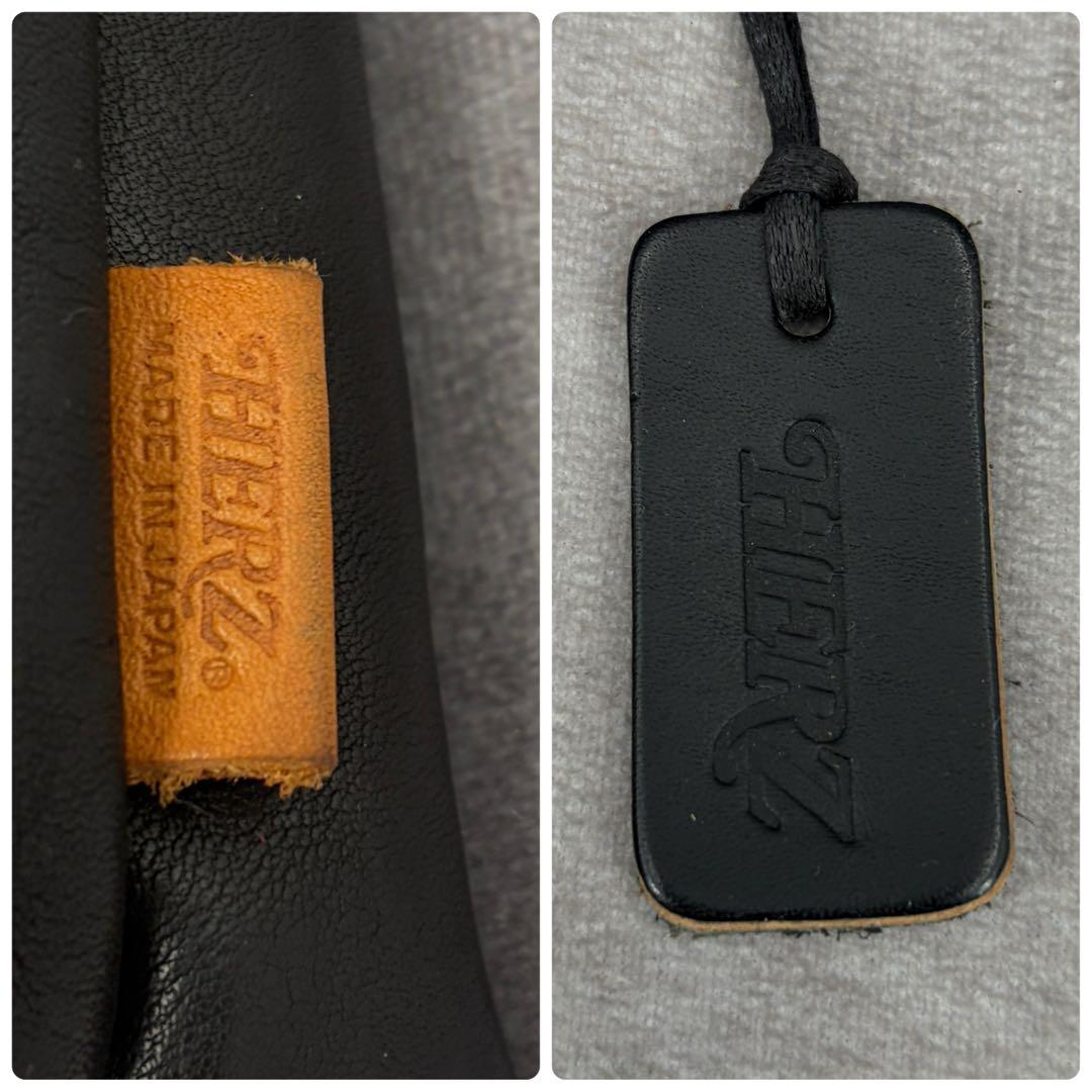 【美品✨】ヘルツ 大工さんの腰袋的ベルトポーチ レザー 本革 ブラック 黒 人気