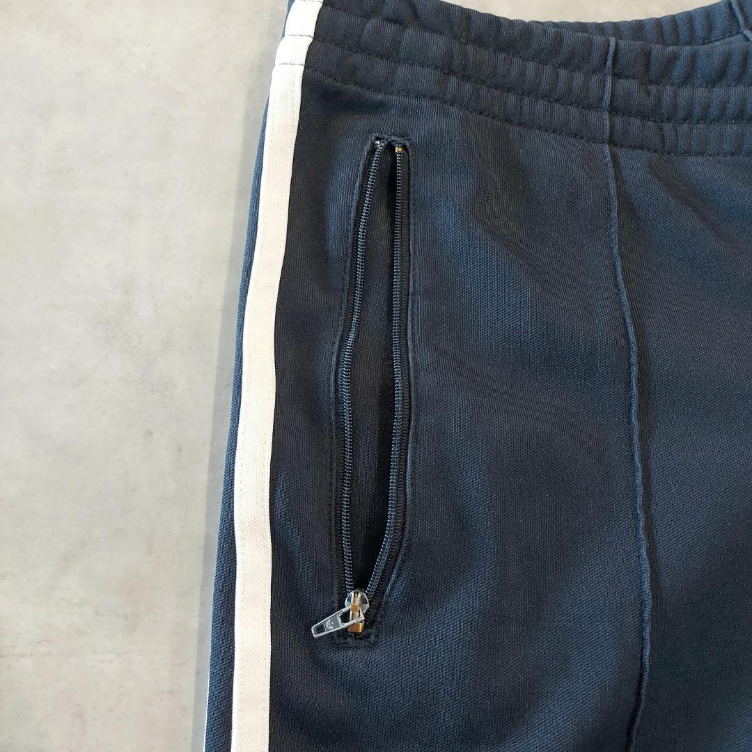 adidas アディダス トラックパンツ 古着 刺繍 2XL 紺 白 16487