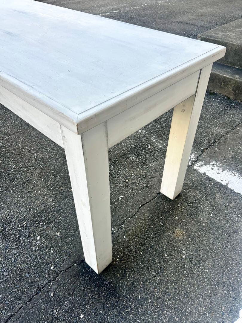 【業務用仕様】平台 テーブル ホワイト 白木 1800×600 陳列什器