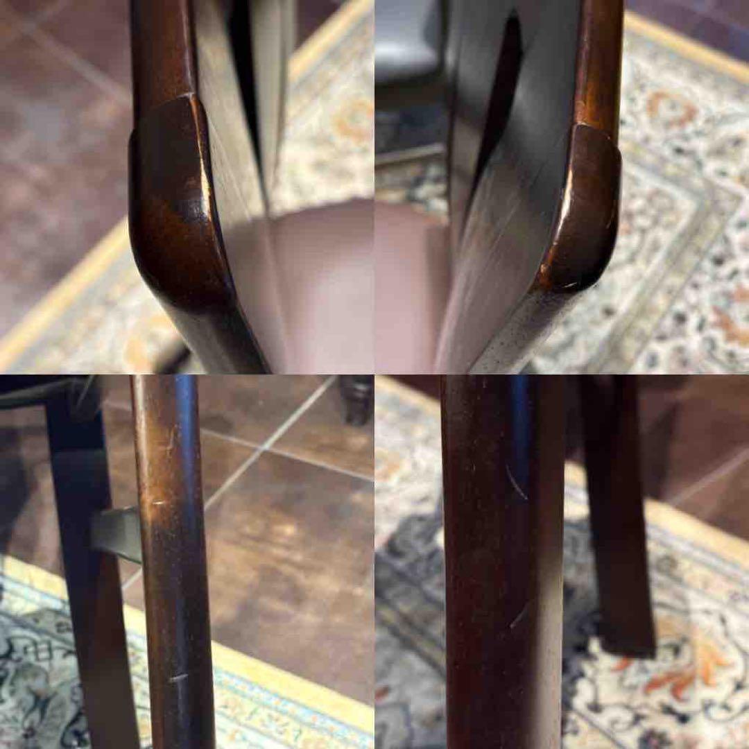 ③karimoku カリモク ダイニングチェア リビングチェア 合皮レザー YN