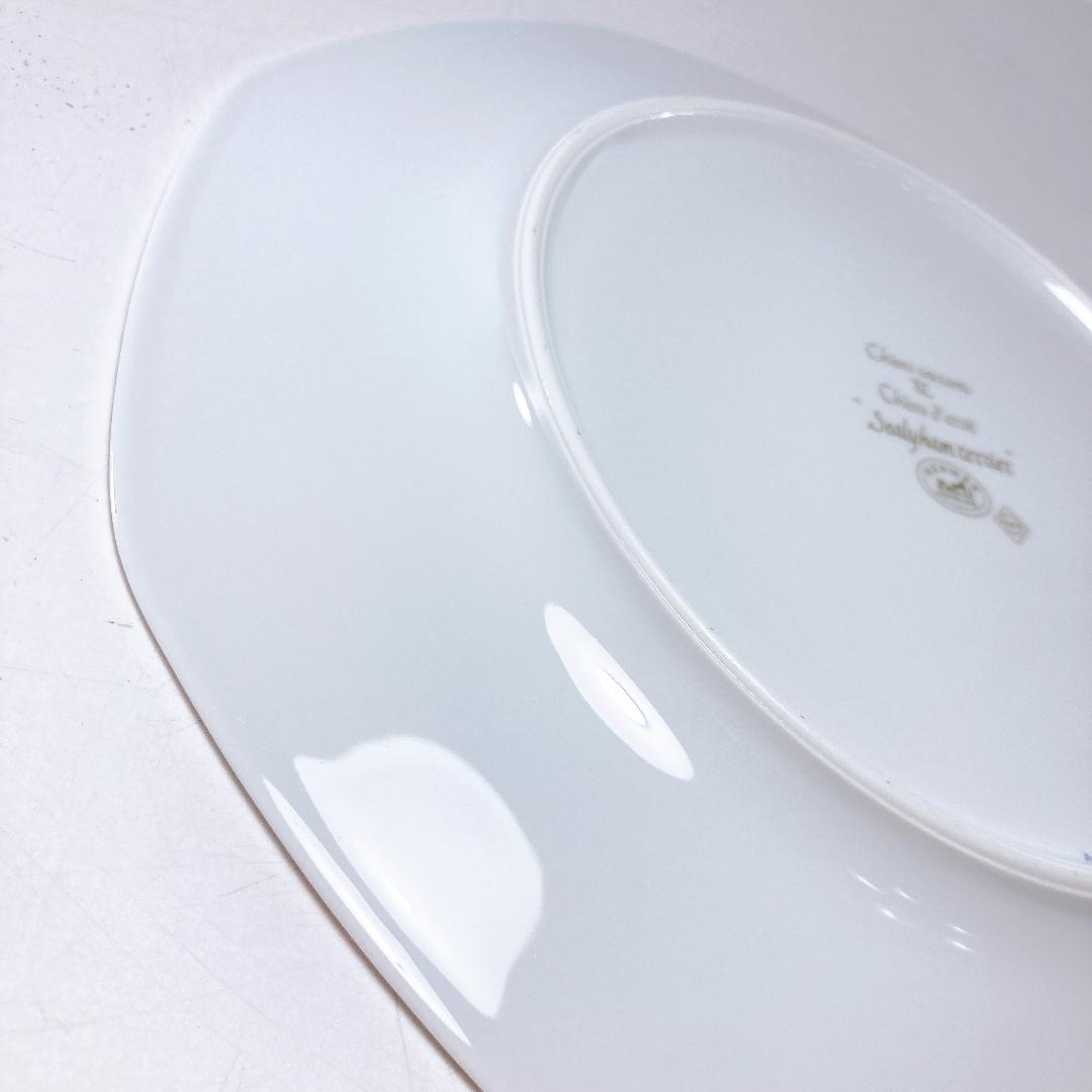 エルメス Herms 八角 プレート シリーハムテリア 25cm　|3753|