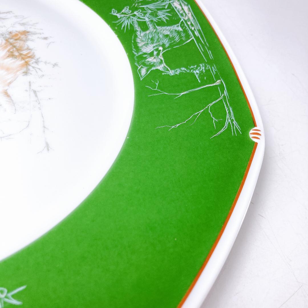 エルメス Herms 八角 プレート シリーハムテリア 25cm　|3753|