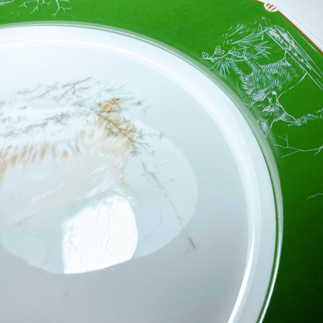 エルメス Herms 八角 プレート シリーハムテリア 25cm　|3753|