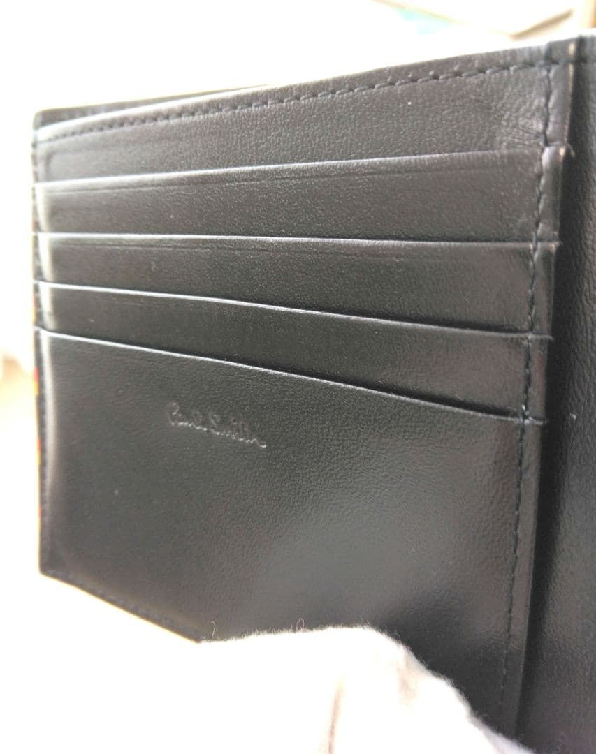 APR13 ポールスミス 美品 2つ折り財布 メンズ 箱付き