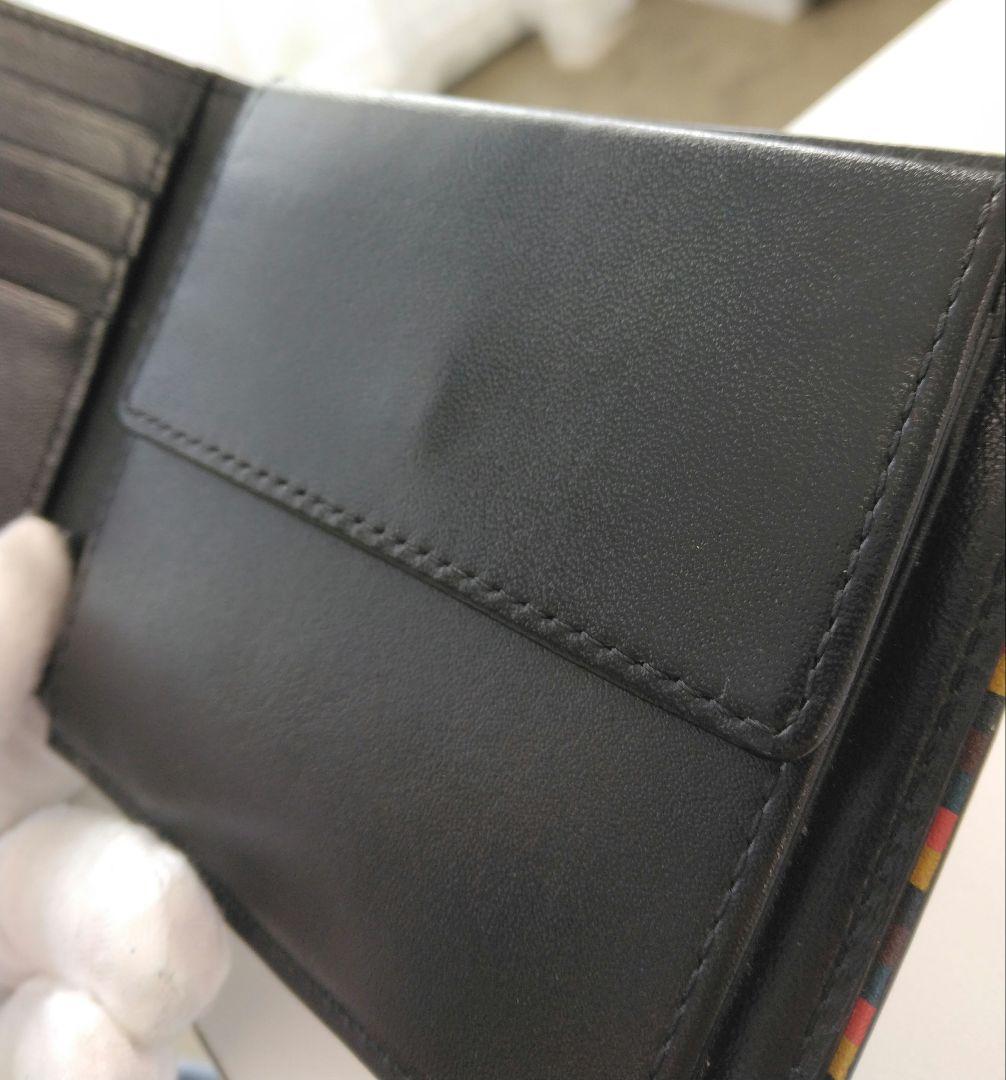APR13 ポールスミス 美品 2つ折り財布 メンズ 箱付き