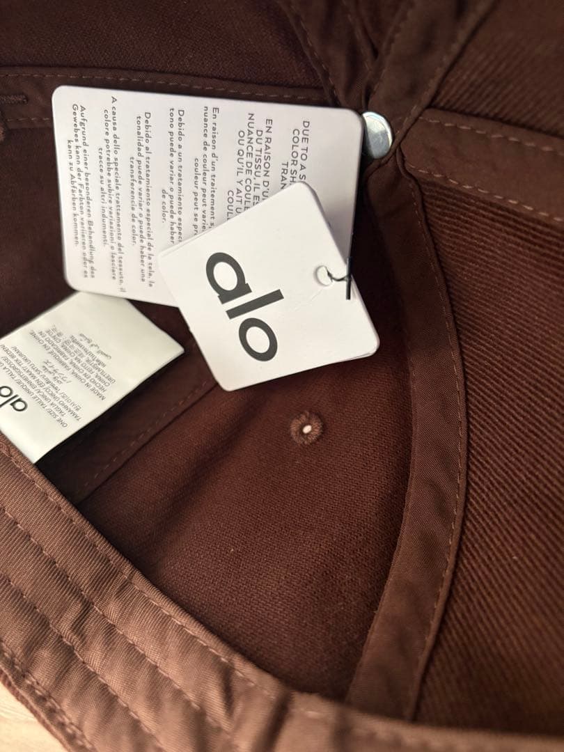 【新品タグ付き】alo キャップ ウォッシュド Off-Duty キャップ