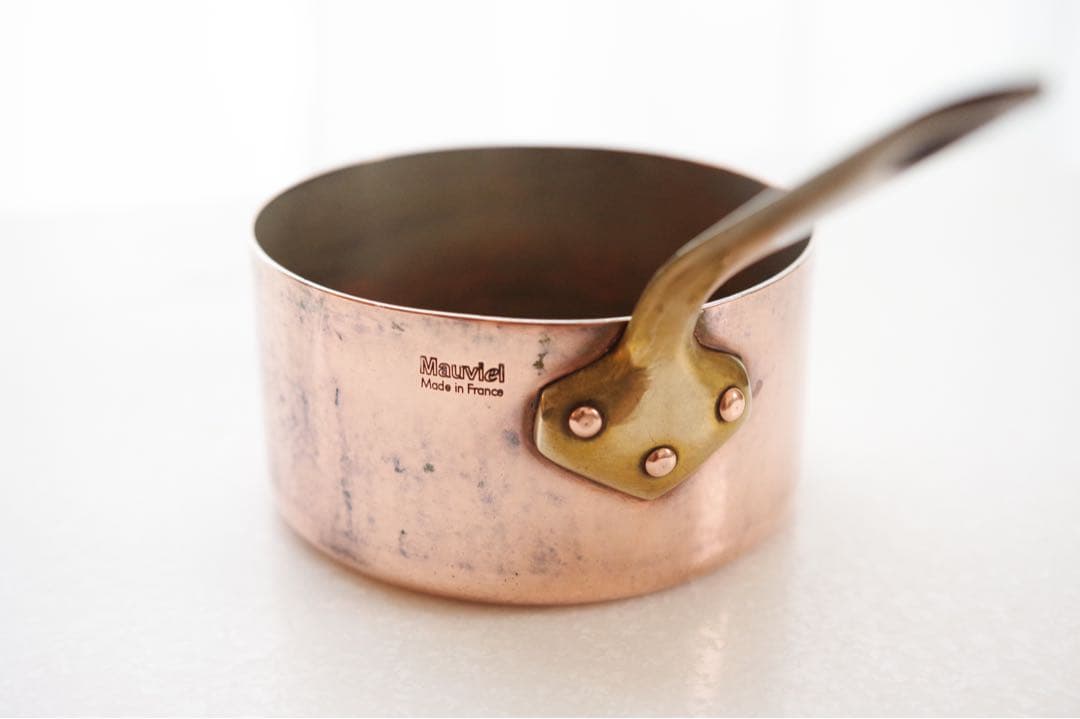m*t様 早い者勝ち❗️mauviel ムヴィエール 約12㎝ ソースパン 銅鍋
