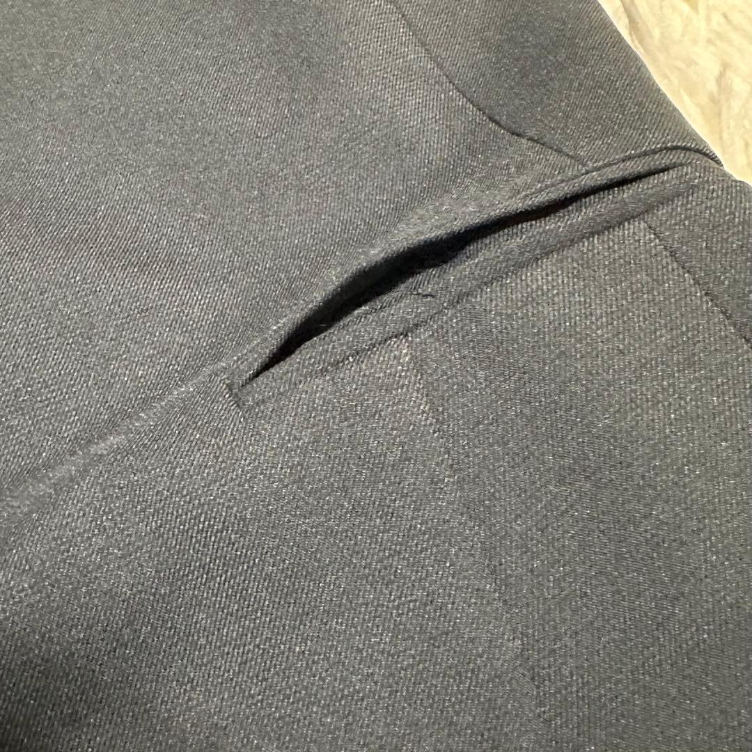 ボールジィ セットアップ ノーカラージャケット ワイドパンツ 38サイズ 紺