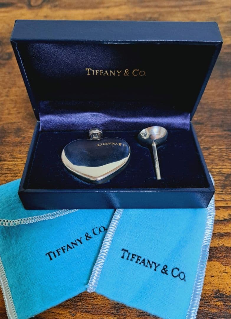 専用 ティファニー STERLING925 ハート 香水入れ アトマイザー