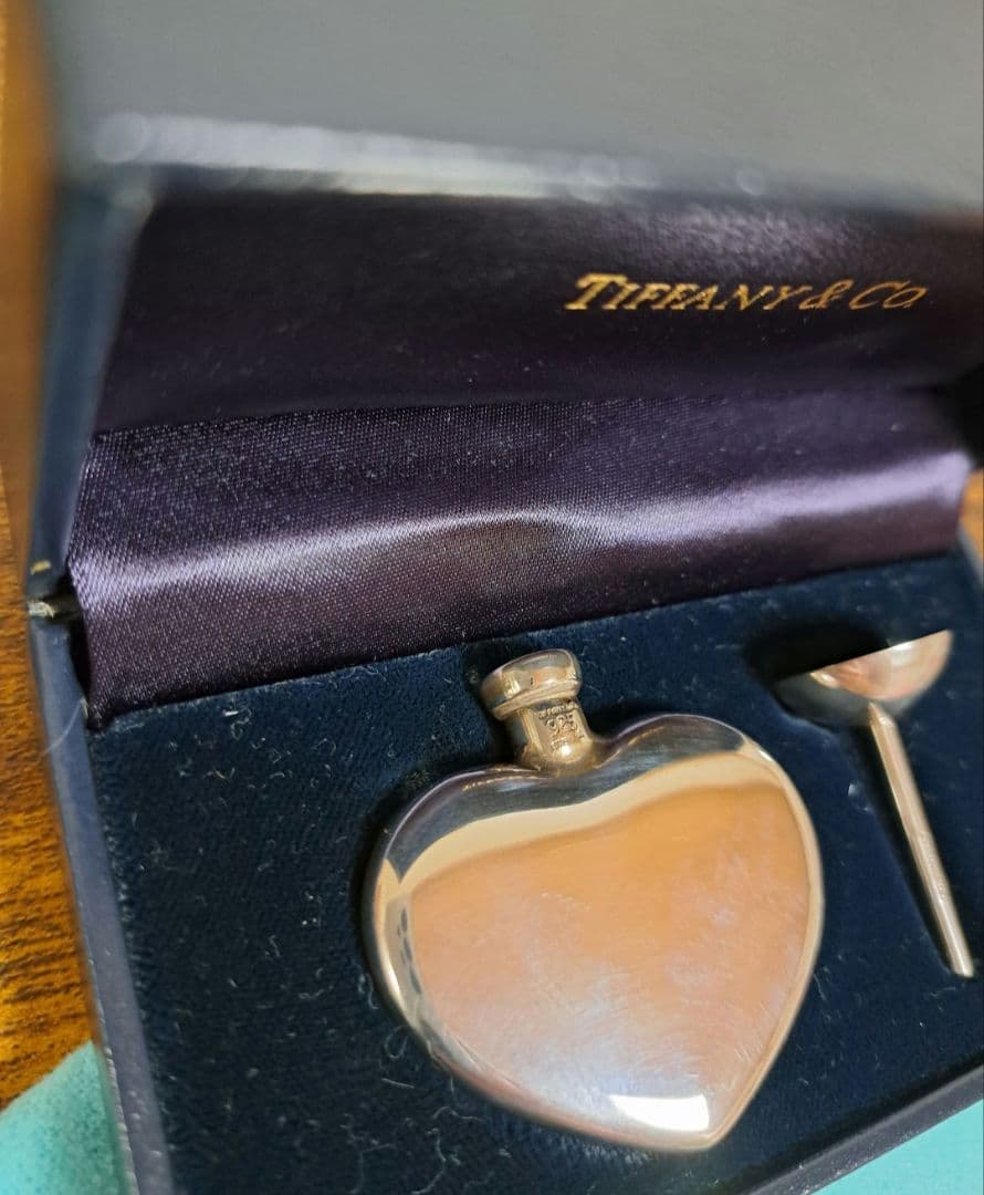 専用 ティファニー STERLING925 ハート 香水入れ アトマイザー